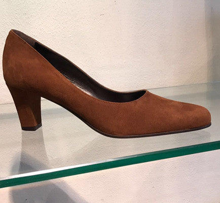 2735-2 Camo Suede Pump Castagna