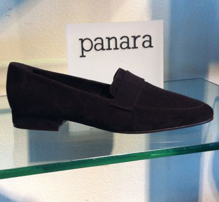 3445-7103 Camo Ebano instapper met platte hak Donker Bruin