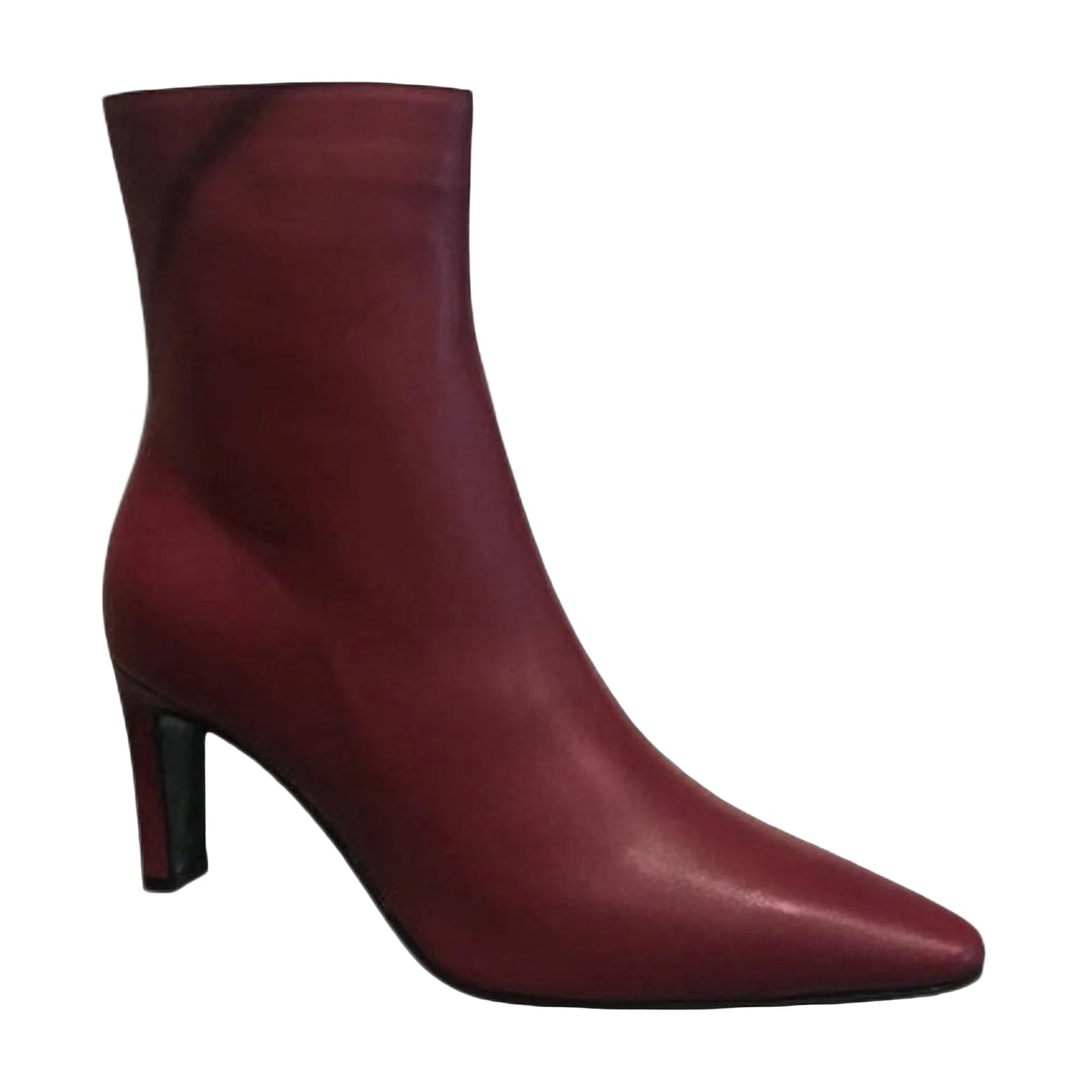 3242-Calf Rood Leren Enkellaars