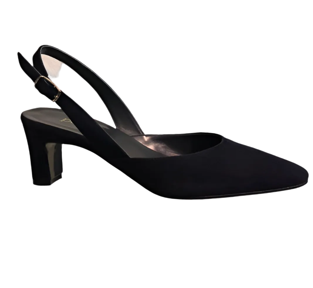 3829-Camo Blauw Pump met slingback
