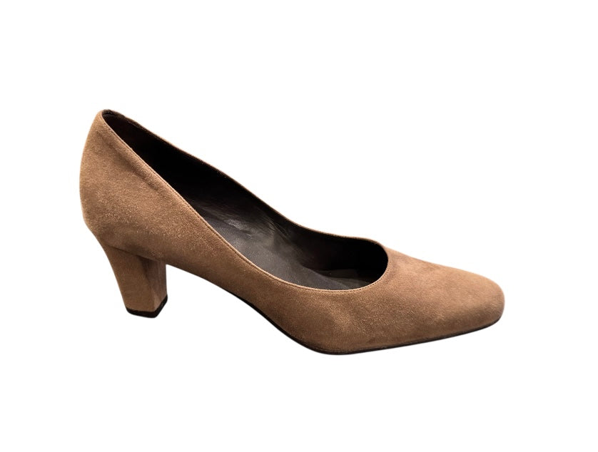 2735-2 Camo Suede Pump Fango13 (zandkleur)