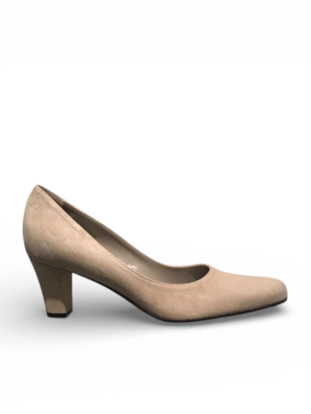 2735-2 Camo Suede Pump Sabbia (zandkleur)