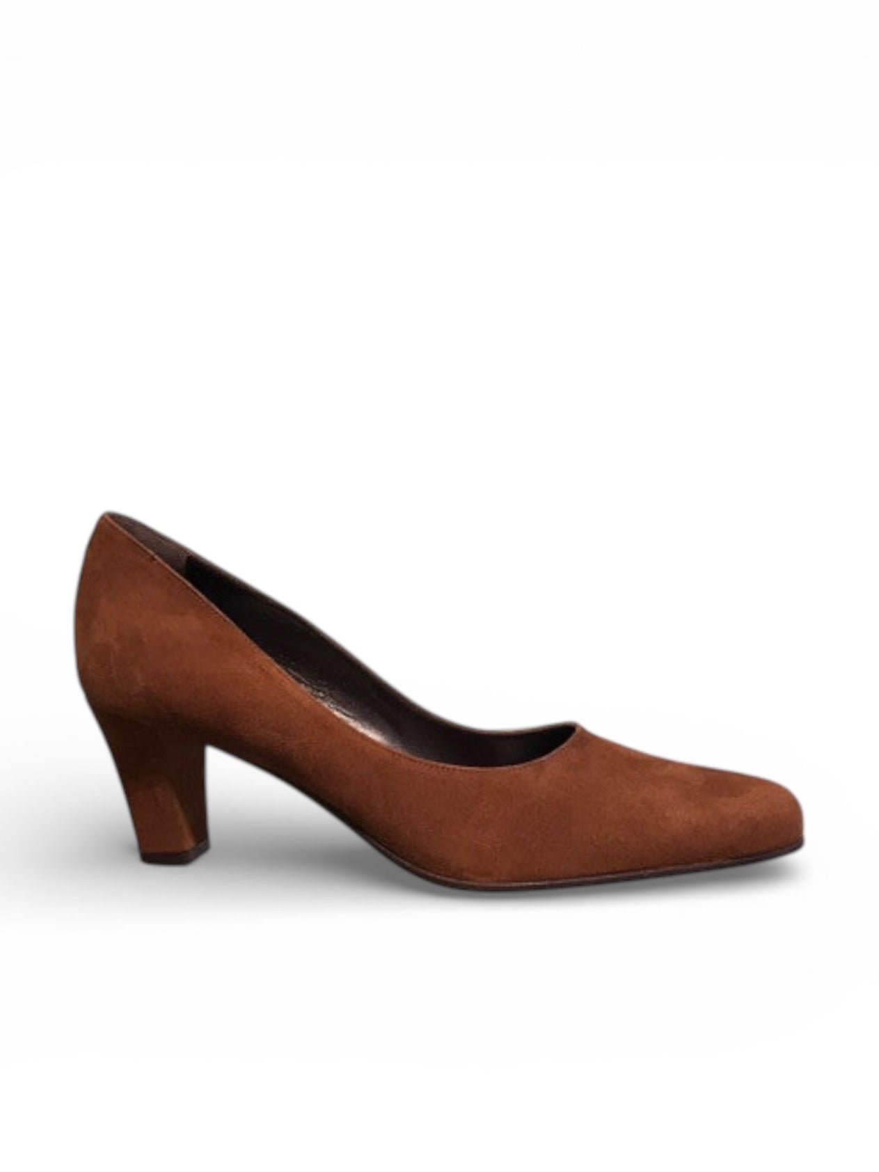 2735-2 Camo Suede Pump Castagna Zomer