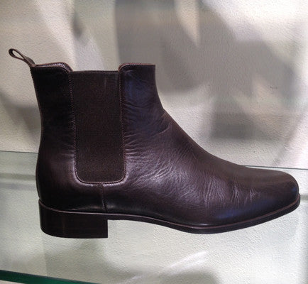2263-Calf leder donker bruin