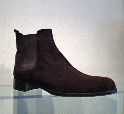 2263-Camo Ebano Chelsea suède bruin